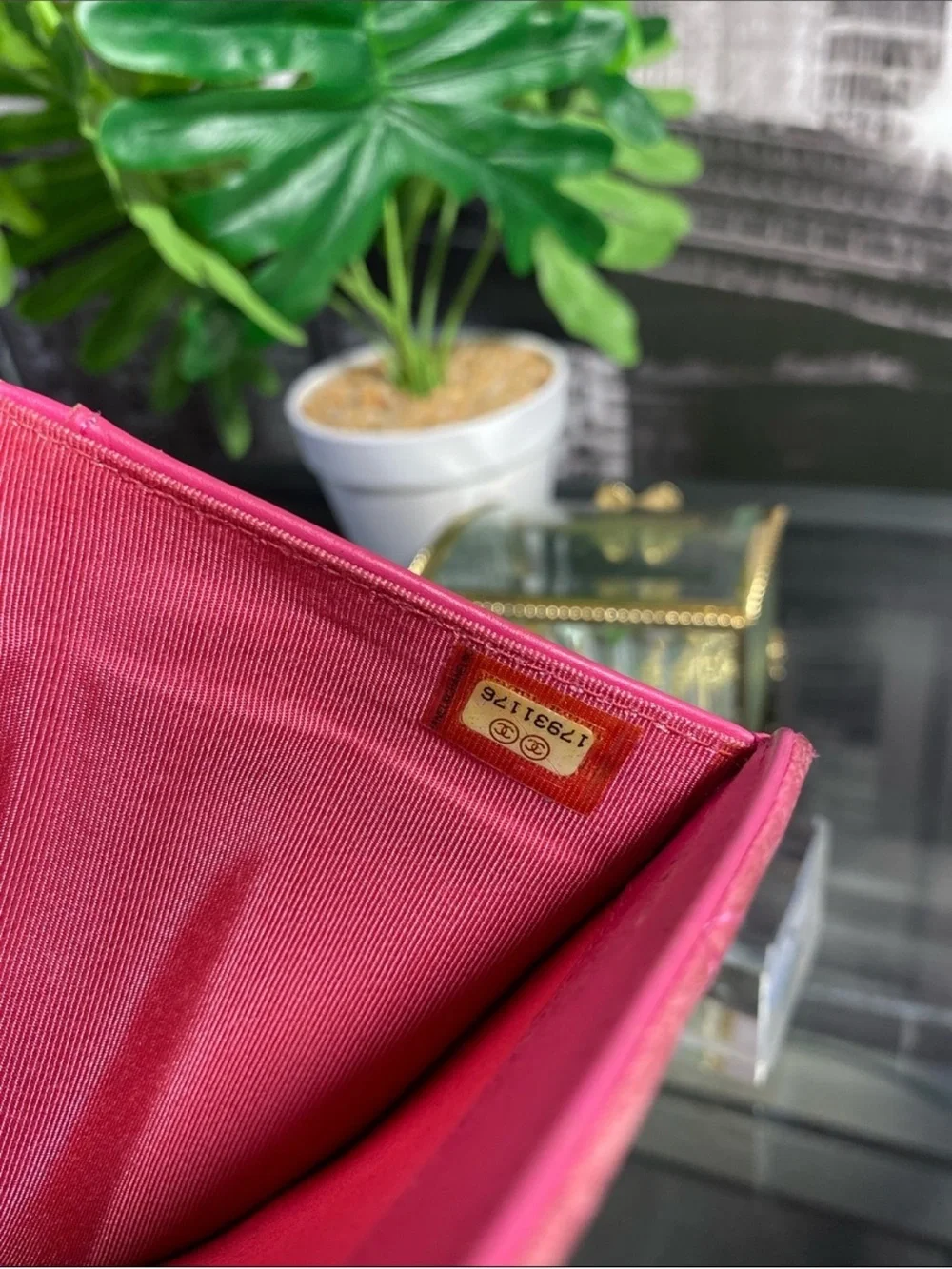 Authentic Chanel Pink Quilted Caviar Leather Flap L Yen Long Wallet